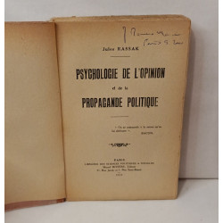 Psychologie de l'opinion et de la propagande politique