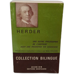 Une autre philosophie de l'histoire - collection bilingue