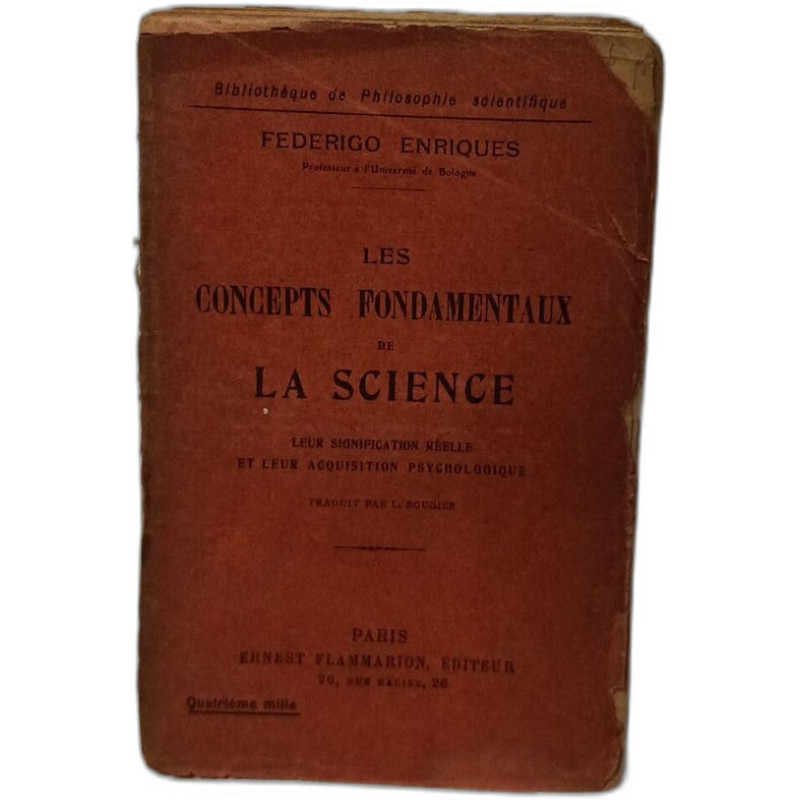Les concepts fondamentaux de la science