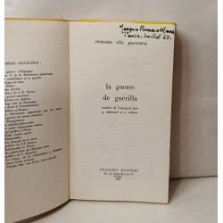 La guerre de guérilla (traduit de l'espagnol par g.chaliand et...