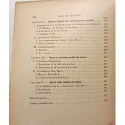 Proudhon : sociologue et moraliste. Dissertation