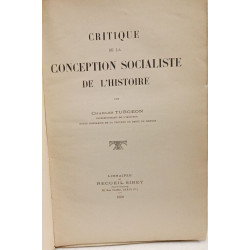 Critique de la conception socialiste de l'Histoire