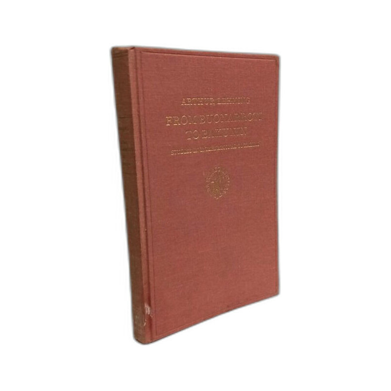 From Buonarroti to Bakunin: Studies in International Socialism