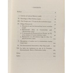 From Buonarroti to Bakunin: Studies in International Socialism