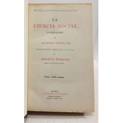 La ciencia social contemporanea