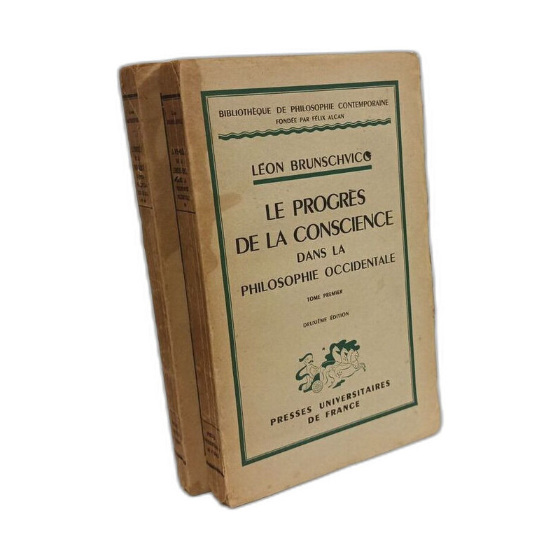 Le progrès de la conscience dans la philosophie occidentale - TOME...