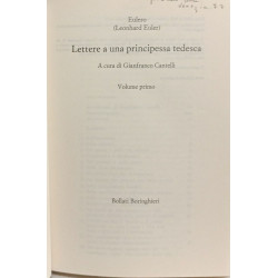 Lettere a una principessa tedesca - VOLUME PRIMO et SECONDO