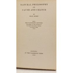 Natural philosophy of cause and chance