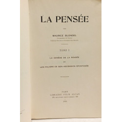 La pensée - TOME I et II