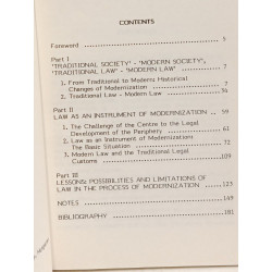 Modernization and Law: Theses and Thoughts