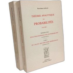 OEUVRES T. 7. THEORIE ANALYTIQUE DES PROBABILITES (2 VOL): Edition...