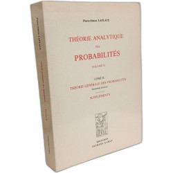 OEUVRES T. 7. THEORIE ANALYTIQUE DES PROBABILITES (2 VOL): Edition...