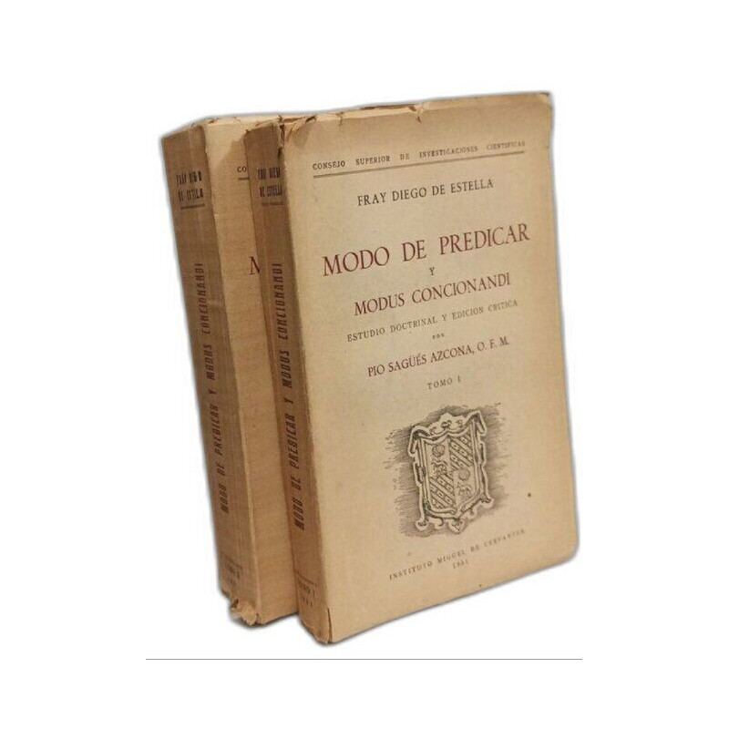 Modo de predicar y modus concionandi - TOMO I et II