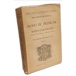 Modo de predicar y modus concionandi - TOMO I et II