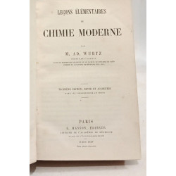 Leçon élémentaires de Chimie moderne --- 3e éd. revue et augmentée