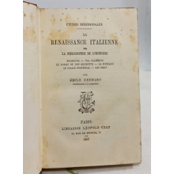 La Renaissance italienne et la philosophie de l'histoire :...