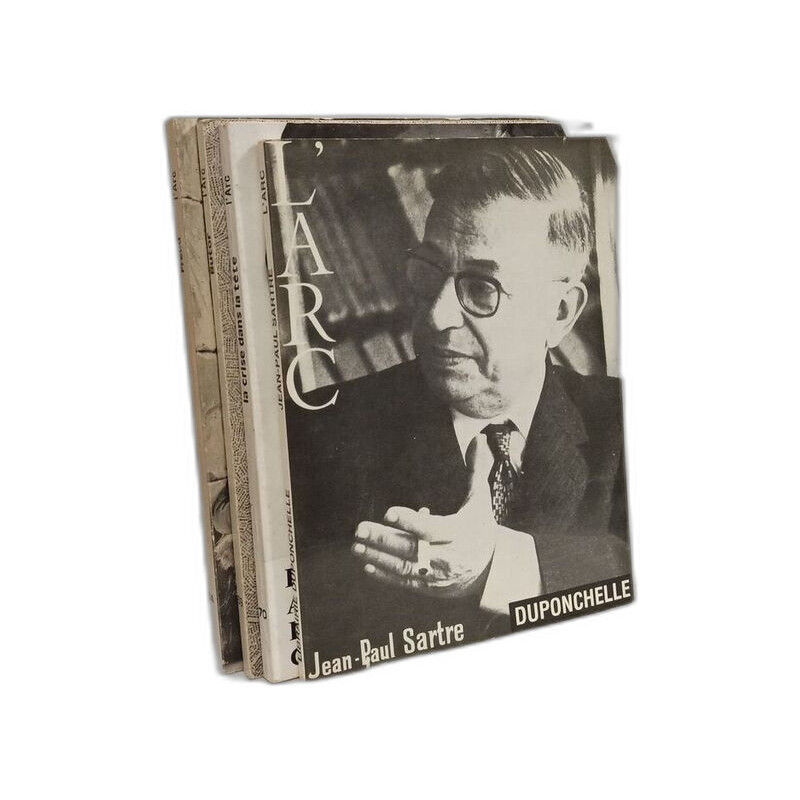 4 revues "L'Arc": Jean-Paul Sartre + La crise dans la tête + Butor...