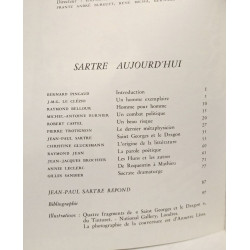 4 revues "L'Arc": Jean-Paul Sartre + La crise dans la tête + Butor...