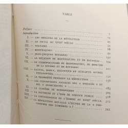 Histoire des idées sociales en France - TOME I: De Montesquieu à...