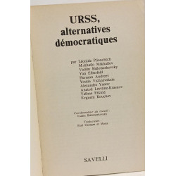 URSS : alternatives démocratiques