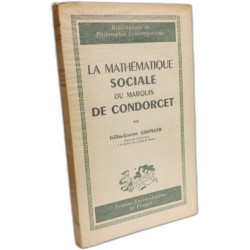 La mathématique sociale du Marquis de Condorcet