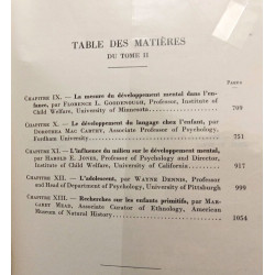 Manuel de psychologie de l'enfant Tome II Développement du langage...