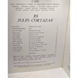 Julio Cortazar l'arc n°80