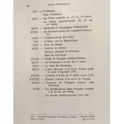 Atlas historique Tome I Antiquité