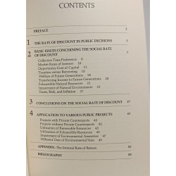 Rate of Discount for Evaluating Public Projects (Studies in...