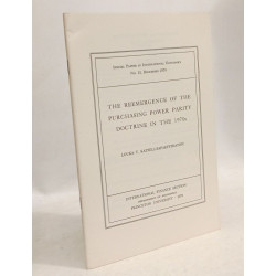 The reemergence of the purchasing power parity doctrine in the 1970s