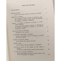 L'actualité de Proudhon - Colloque de Novembre 1965