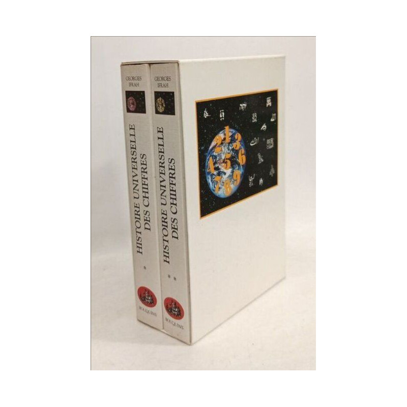 COFFRET HISTOIRE UNIVERSELLE DES CHIFFRES 2 VOLUMES