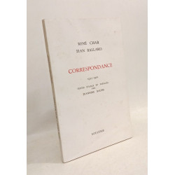 Correspondance. 1935 - 1970
