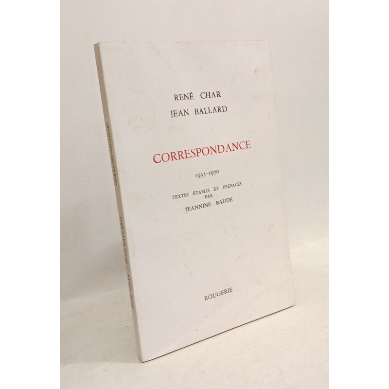 Correspondance. 1935 - 1970