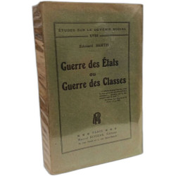 Guerre des États ou Guerre des Classes
