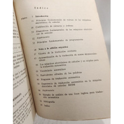 La Máquina Electrónica de Calcular y La Traductora Automática