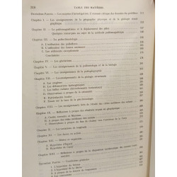 Le problème de la dérive des continents - Mémoires TOME XVII...
