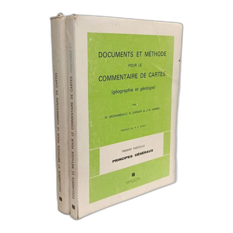 Documents et méthode pour le commentaire de cartes (géographie et...