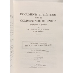 Documents et méthode pour le commentaire de cartes (géographie et...