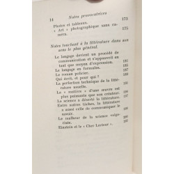 Notes provocatrices / Les essais CXV