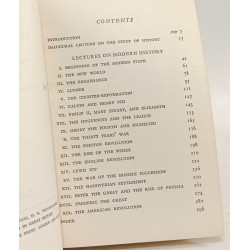 Lectures on Modern History