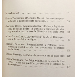 Helmut Schanze (ompilador) / retorica