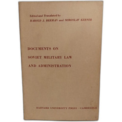 Documents on Soviet Military Law and Administration