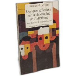 Quelques reflexions sur la philosophie de l'hitlérisme