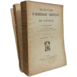 Dictionnaire d'archéologie chrétienne et de liturgie - TOME 1er:...