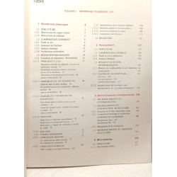Biologie et physiologie cellulaires ( 4 VOLUMES ): I: Membrane...