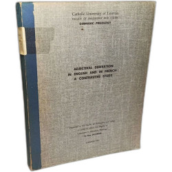Adjectival derivation in english and in french: a contrastive study