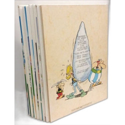 8 albums: Astérix chez les Pictes , Astérix le Gaulois, Le combat...