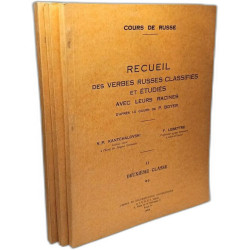 Cours de Russe - Recueil des verbes russes classifiés et études...