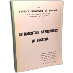 Ditransitive Structures in English